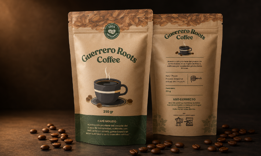 Diseño de Empaque – Guerrero Roots